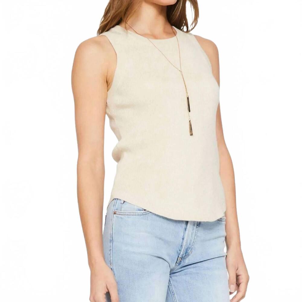 NEW ANOTHER LOVE cora tank top in porcelain